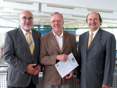Bürgermeister Erwin Schneck, Josef Laumann, Dr. Georg Aigner